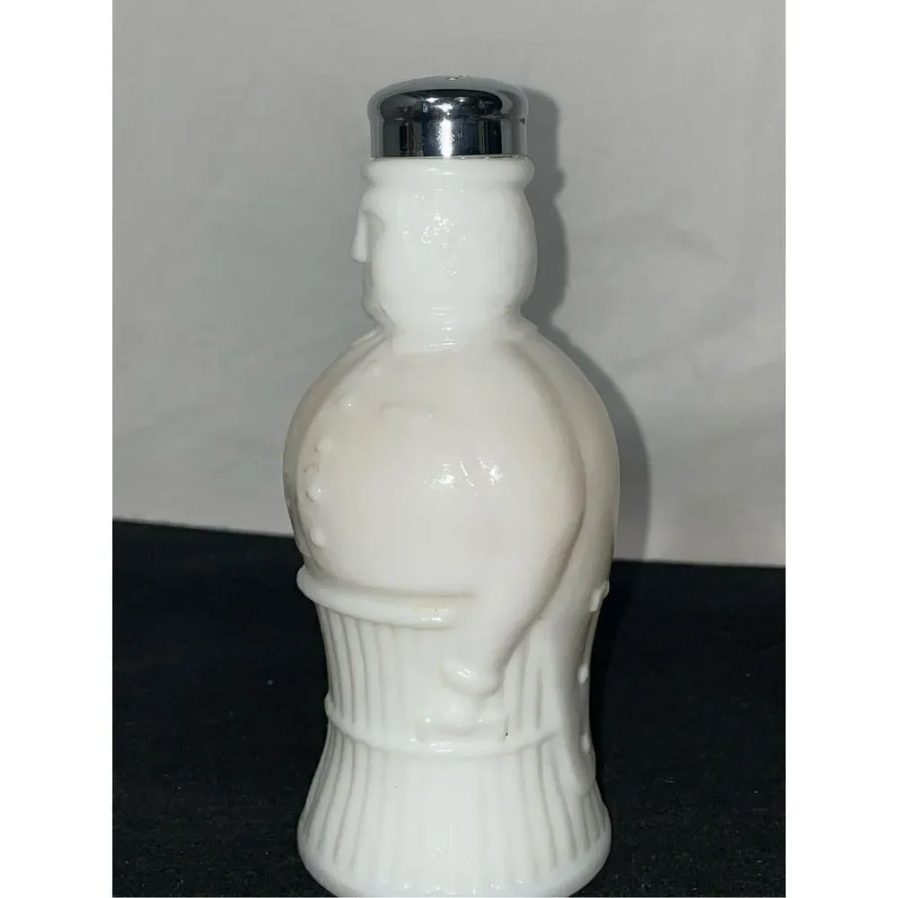 Vintage milk glass shaker
